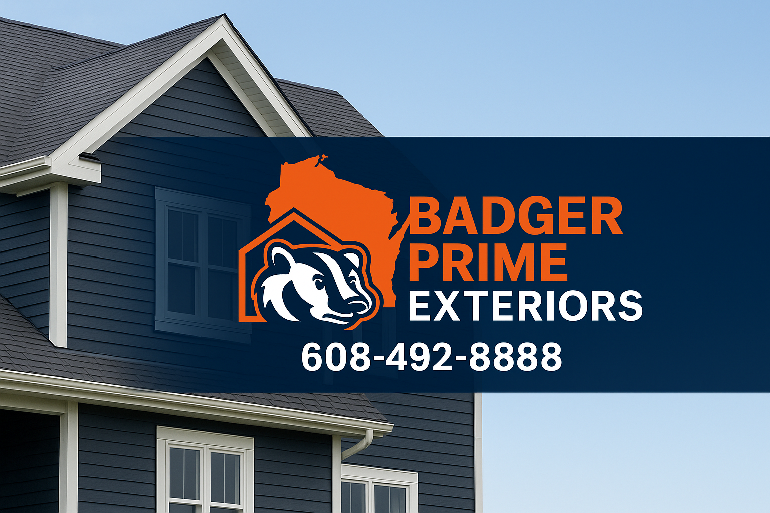 Badger Prime Exteriors branding image for coming soon page